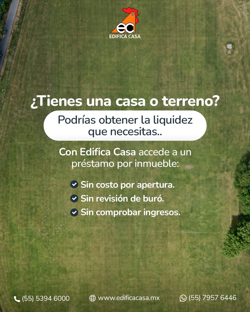 Anuncio de Edifica Casa: préstamo por inmueble