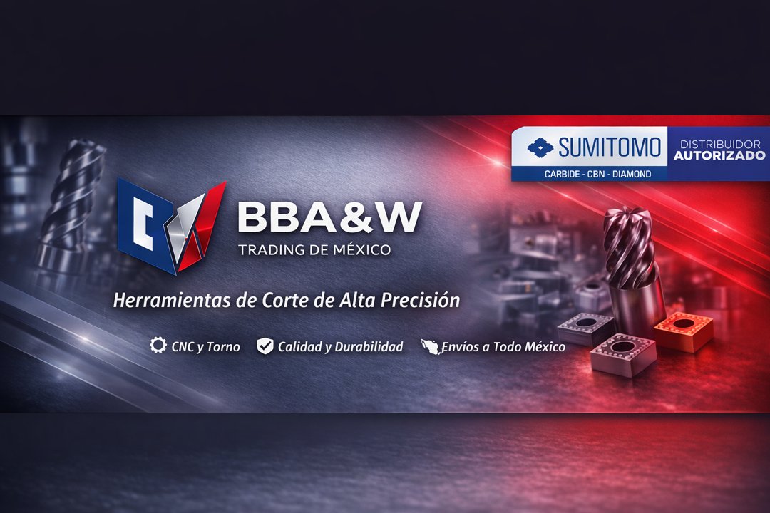 Anuncio de BBA&W Herramientas: herramientas de corte de carburo de tungsteno